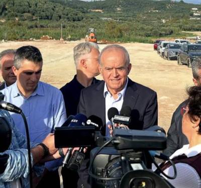 Ο Λαμπρόπουλος για την πρόοδο εργασιών στο Καλαμάτα - Μεθώνη