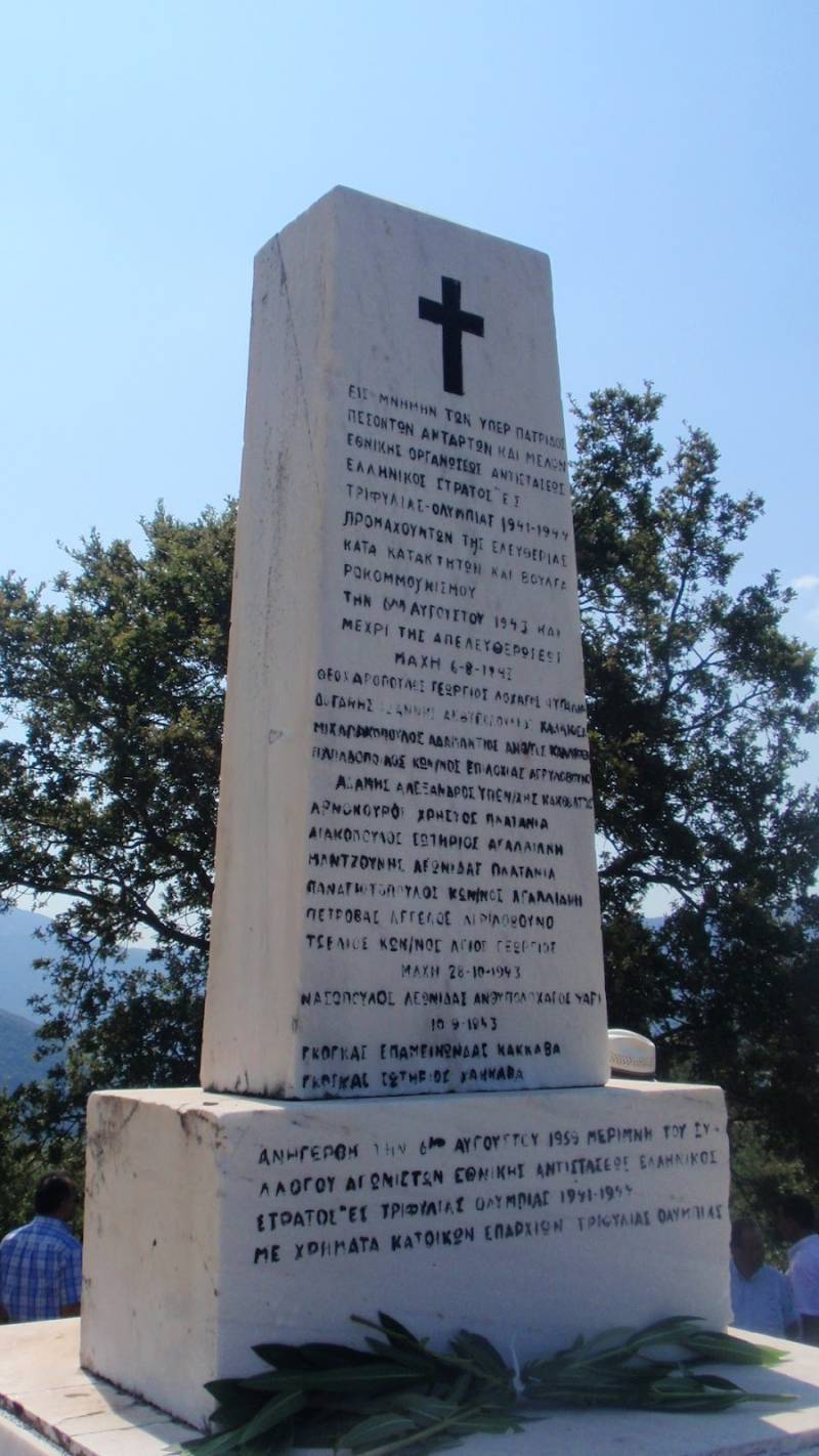 Εκδήλωση για την Εθνική Αντίσταση Ολυμπίας και Τριφυλίας