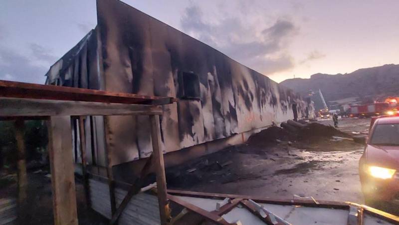 Στις φλόγες βιοτεχνία ξυλείας στην Ιεράπτερα