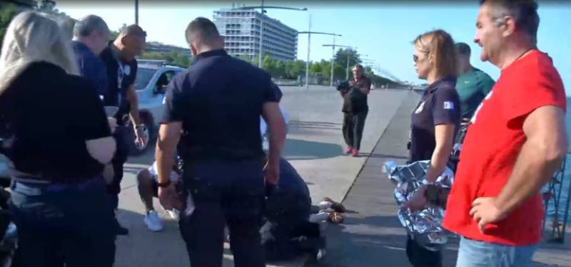 Θεσσαλονίκη: Ηλικιωμένος έπεσε στον Θερμαϊκό (βίντεο)