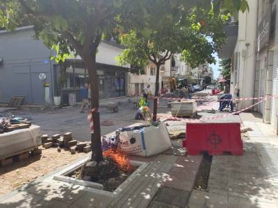Μεγάλη Εβδομάδα παραδίδεται η Αριστοδήμου: Το πλάνο ολοκλήρωσης των αναπλάσεων στο κέντρο
