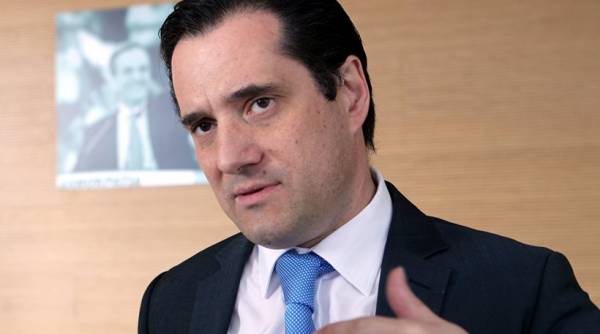 Στην πορεία των μεταλλωρύχων ο Άδωνις