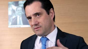 Στην πορεία των μεταλλωρύχων ο Άδωνις