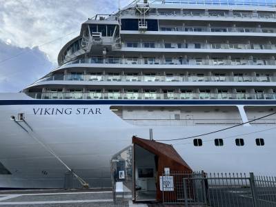 Άφιξη του κρουαζιερόπλοιου Viking Star στο λιμάνι της Καλαμάτας