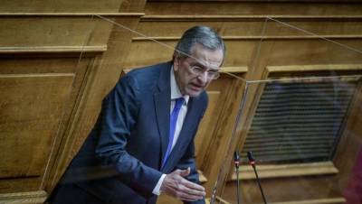 Σαμαράς: Μεγάλο λάθος η ομιλία στρατιώτη από το Τάγμα Αζόφ στη Βουλή