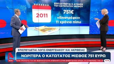 Κατώτατος μισθός: Έρχεται νωρίτερα η αύξηση στα 751 ευρώ (Βίντεο)
