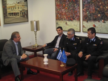 Στον Αποστολόπουλο ο Γενικός Επιθεωρητής Πυροσβεστικών Υπηρεσιών Νοτίου Ελλάδος