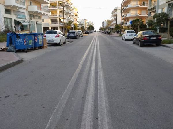 Αλυτο το ζήτημα με τη διαγράμμιση στην Ηρώων