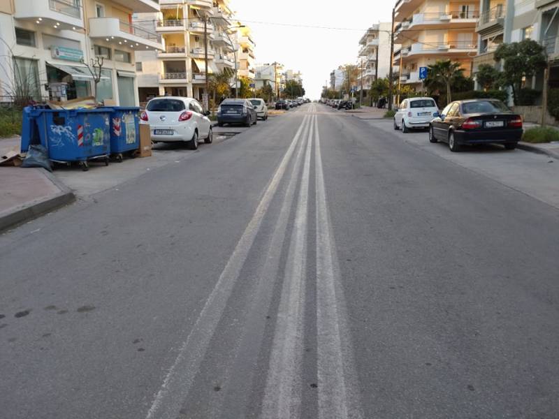 Αλυτο το ζήτημα με τη διαγράμμιση στην Ηρώων