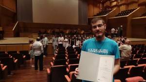 Φιλαρμονική Κυπαρισσίας: Βραβεύτηκε ο Στ. Καλής από την Κρατική Ορχήστρα Αθηνών