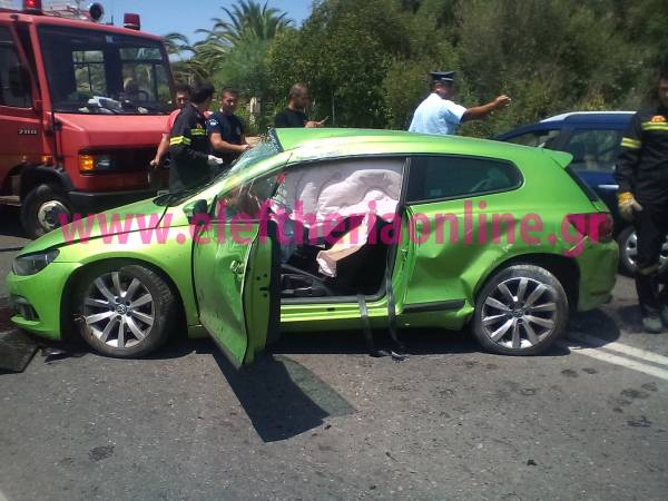 Σοβαρό τροχαίο κοντά στο Καλό Νερό