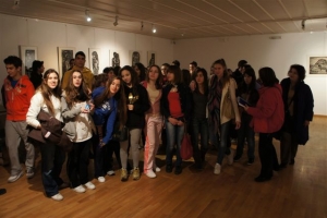 Μαθητές του Αρσακείου στην πινακοθήκη "Α. Τάσσος"