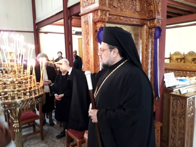 Ο μητροπολίτης Μεσσηνίας στην ακολουθία του Νιπτήρος