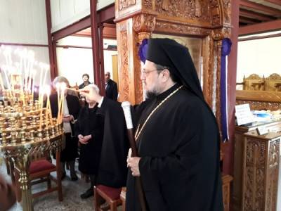 Ο μητροπολίτης Μεσσηνίας στην ακολουθία του Νιπτήρος