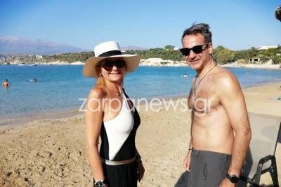 Στην Κρήτη για διακοπές ο Κυριάκος Μητσοτάκης (φωτο)