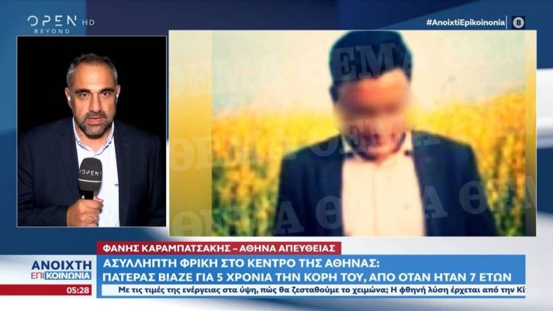 Ασύλληπτη φρίκη στο κέντρο της Αθήνας: Πατέρας βίαζε για πέντε χρόνια την κόρη του (βίντεο)