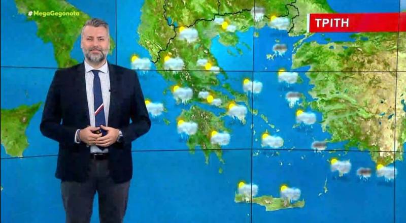 Άστατος ο καιρός την Τρίτη - Αναλυτική πρόγνωση (Βίντεο)
