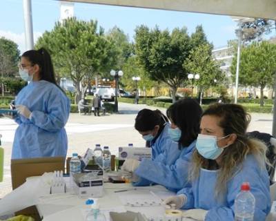 Αρνητικά τα 184 τεστ στην πλατεία Μεσσήνης