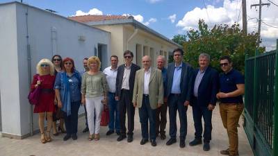 Επίσκεψη Μπαξεβανάκη σε σχολεία της Μεγαλόπολης