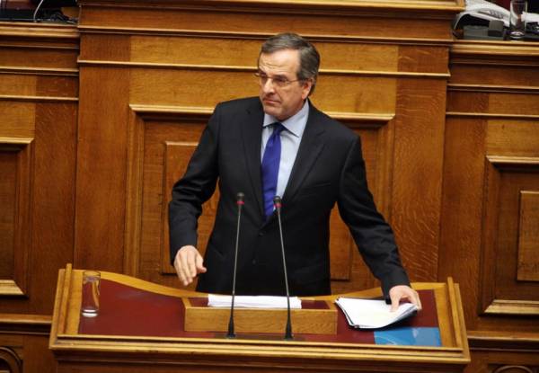 Σαμαράς: "Η κυβέρνηση οδηγεί τη χώρα είτε σε νέο Μνημόνιο, είτε σε μοιραίο ατύχημα"
