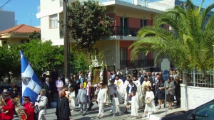 Βίντεο της λιτανείας της εικόνας του Αγίου Ηλία του Αρδούνη στην Καλαμάτα