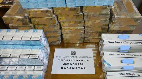 Λαθραίος καπνός και τσιγάρα από την Αλβανία στο Σιδηροδρομικό Σταθμό της Καλαμάτας
