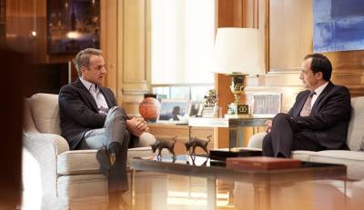 Τηλεφωνική επικοινωνία Χριστοδουλίδη – Μητσοτάκη: Μίλησαν για την επίσκεψη του Κύπριου Προέδρου στην Αθήνα