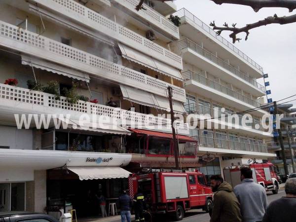 Πυρκαγιά σε διαμέρισμα στην Παραλία της Καλαμάτας