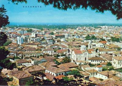 Η Καλαμάτα από το Κάστρο
