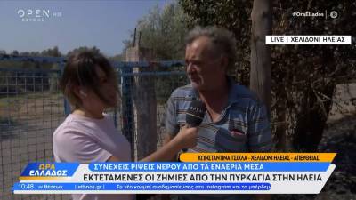 Ηλεία: Μεγάλες ζημιές μετά την πυρκαγιά