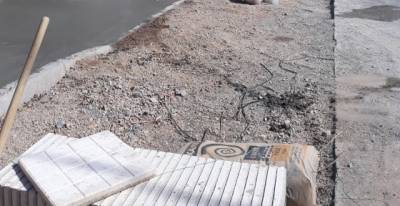 Ανάδοχοι για τα πεζοδρόμια σε Ασπρόχωμα και Λακωνικής