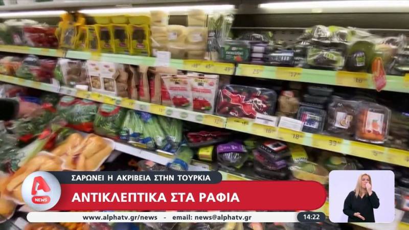 Σαρώνει η ακρίβεια στην Τουρκία – Αντικλεπτικά στα ράφια (βίντεο)