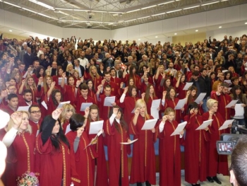 Φωτογραφίες από την ορκωμοσία αποφοίτων της ΣΔΟ του ΤΕΙ Καλαμάτας