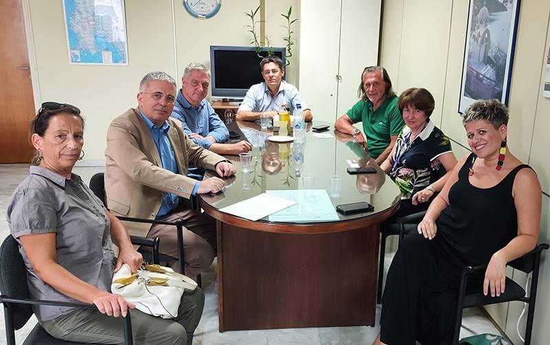 Επίσκεψη Μάκαρη στο Αεροδρόμιο Καλαμάτας