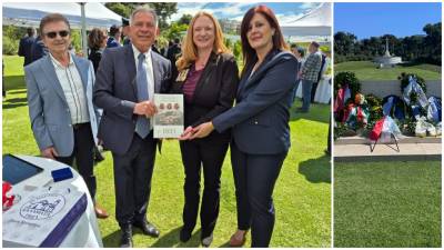 O Δήμος Καλαμάτας στην τελετή μνήμης για την Ημέρα ANΖAC