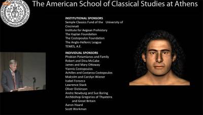 Φωτογραφίες από την παρουσίαση του "Γρύπα Πολεμιστή" της Αρχαίας Πύλου