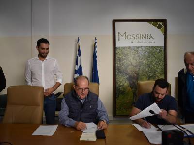 Συμβάσεις για έργα στη Μεσσηνία υπέγραψε ο Νίκας