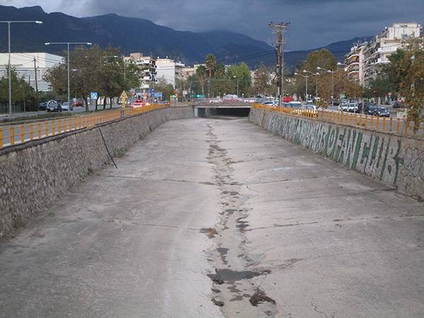 Κολοσσιαία αντιπλημμυρική παρέμβαση στην Καλαμάτα: Ξηλώνουν και ξαναφτιάχνουν από την αρχή το Νέδοντα