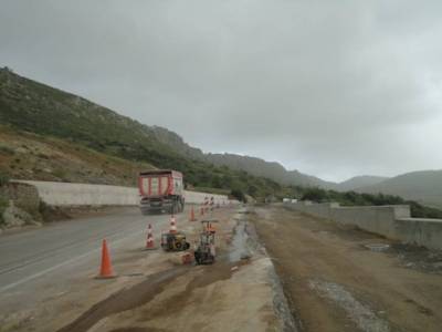 Σύμβαση για αποκατάσταση καθιζήσεων στο Δερβένι