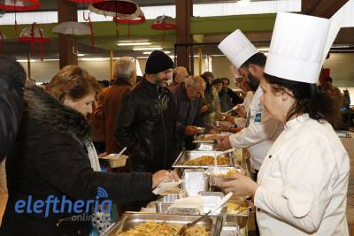 250 κιλά σπαγγέτι στην χριστουγεννιάτικη γιορτή της Κεντρικής Αγοράς Καλαμάτας (βίντεο-φωτογραφίες)