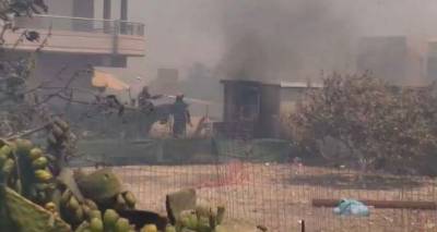 Συνεχίζονται οι προσπάθειες για την κατάσβεση της πυρκαγιάς στη Ρόδο