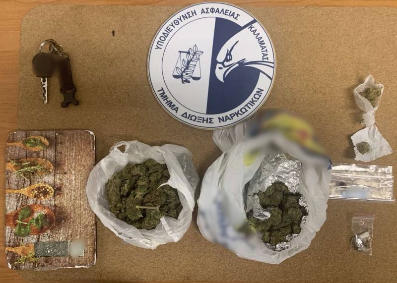 Δύο συλλήψεις για διακίνηση χασίς σε Καλαμάτα και Κάμπο
