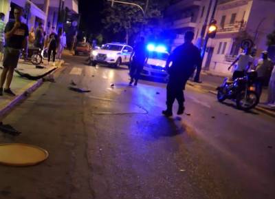 Tροχαίο με εγκατάλειψη στην Καλαμάτα: Σοβαρός τραυματισμός οδηγού δικύκλου