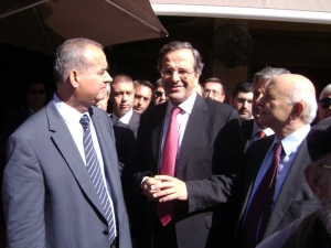 Aπό την Κυπαρισσία ξεκίνησε την περιοδεία ο Σαμαράς