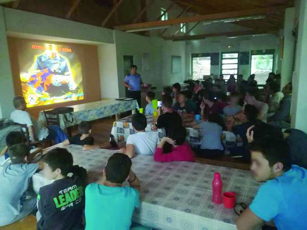 Ενημέρωση Πυροσβεστικής στην κατασκήνωση Αγίας Μαρίνας