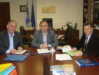 Συναντήσεις Αποστολόπουλου με του Δημάρχους Πύργου και Μεσσήνης