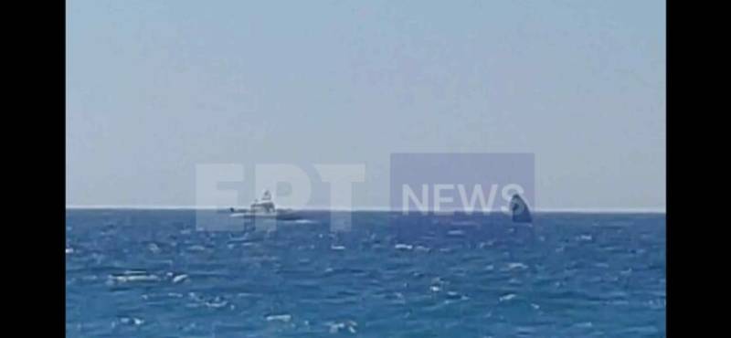 Λέσβος: Βύθιση σκάφους της Frontex ανοιχτά της Ανάξου (βίντεο)