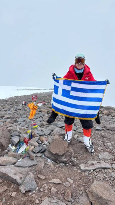 Η Κική Τσακαλδήμη τα κατάφερε: κατέκτησε την κορυφή του Ακονκάγκουα - Το θερμό ευχαριστώ στον Γρηγόρη Δημητριάδη
