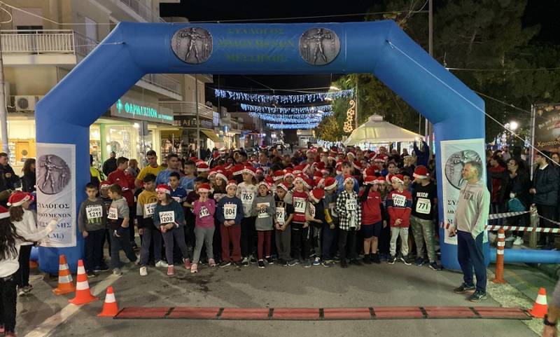 Μεγάλη συμμετοχή στο “Christmas Night Run” της Μεσσήνης