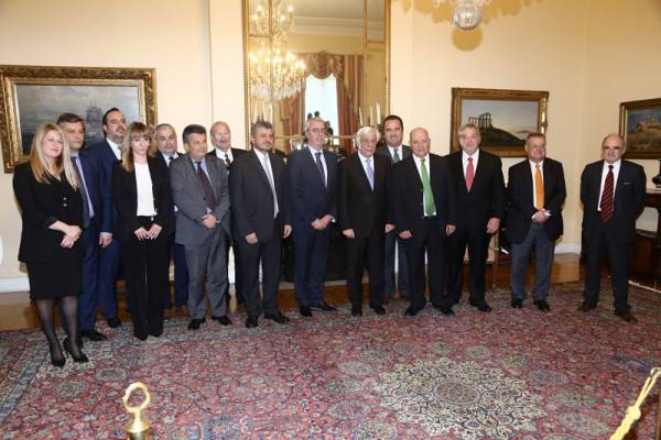 Στον Πρόεδρο της Δημοκρατίας με την Ενωση Ποινικολόγων η Έβελυν Μουτεβελή – Φιλιπποπούλου